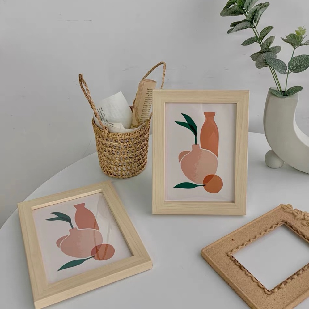 Wood photo frame